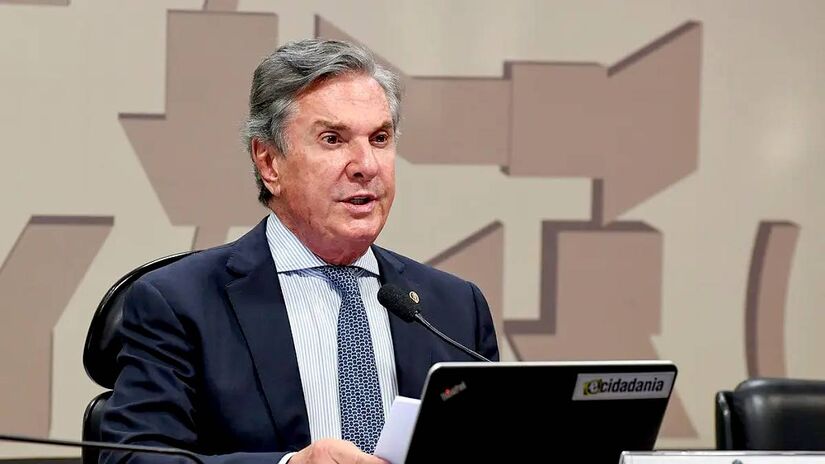 Primeiro presidente eleito após a ditadura, Collor foi condenado pelo STF em 2023.
Roque de Sá/Agência Senado