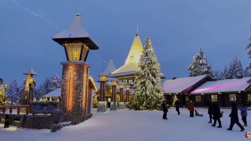 Na Lapônia, Rovaniemi transforma o Natal em fantasia real com neve, renas e o vilarejo do Papai Noel