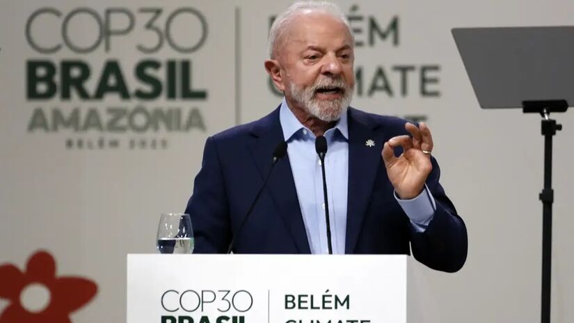 O presidente Lula durante participação na pré-COP30/Bruno Peres/Agência Brasil
