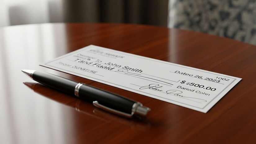 Houve redução de cerca de 96% no volume de transações com cheque - imagem gerada por IA