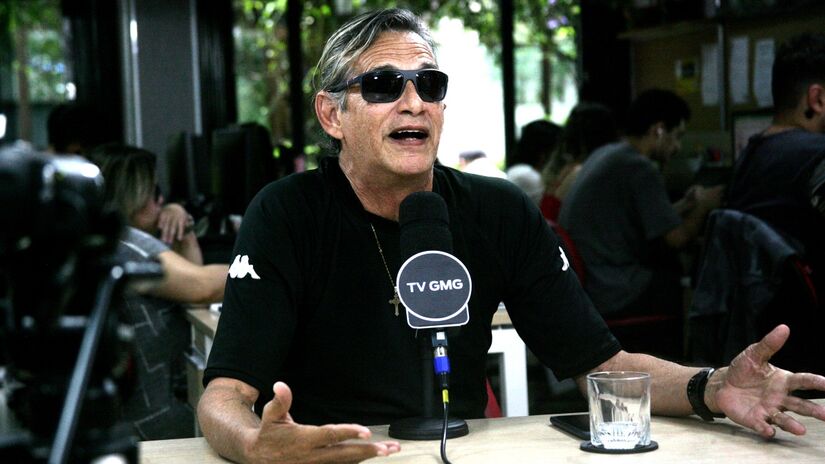 O ator e comediante Márcio Amaral, conhecido pelo bordão "Vai que cola", participou de uma entrevista exclusiva à Gazeta. Fotos: Adrielle Gaseta/Gazeta de S. Paulo