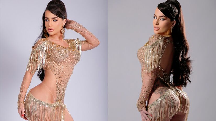 'Não é só um tapa-sexo. É a história do meu desfile. Se alguém quis ter isso e ainda me ajudar no Carnaval, como eu vou negar?', disse Mari.

/Fotos: Divulgação/Wellington Moura