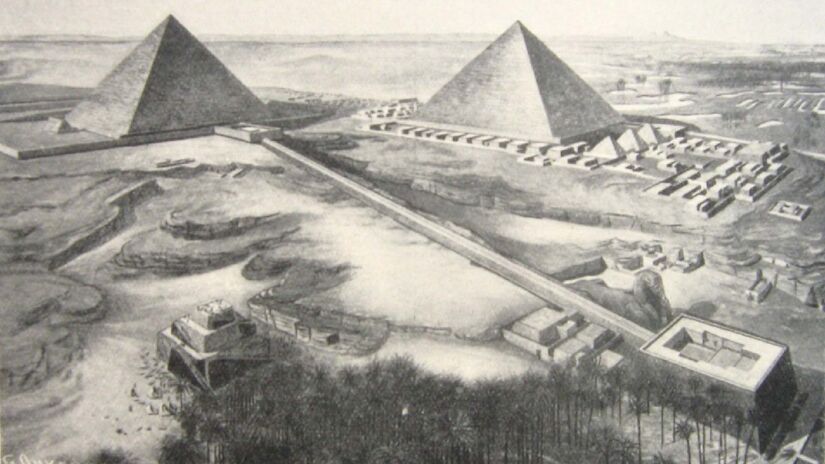 Os Templos do Vale ficavam nas margens do Rama Ahramat. Imagem: Domínio público