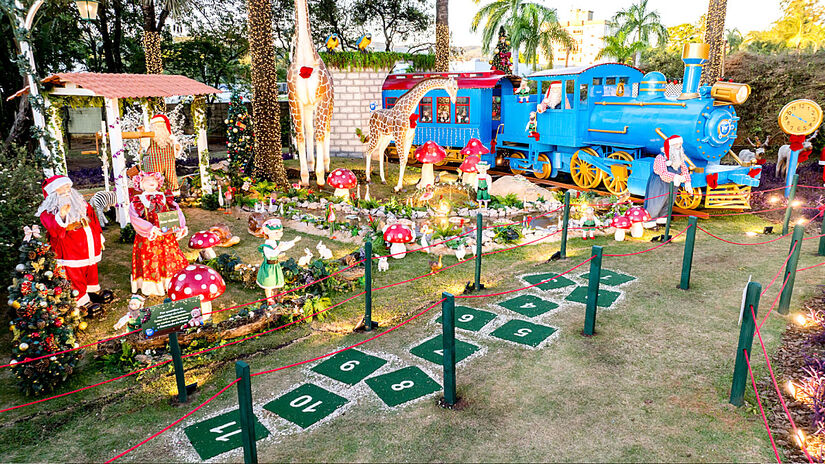 Público poderá passear pelas instalações decoradas      /Divulgação