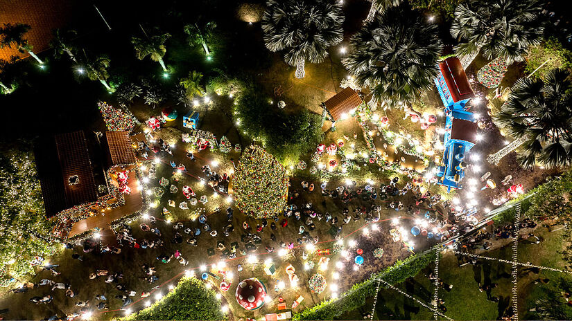 Natal Ypê atrai mais de 100 mil visitantes de diferentes cidades da região   /Divulgação