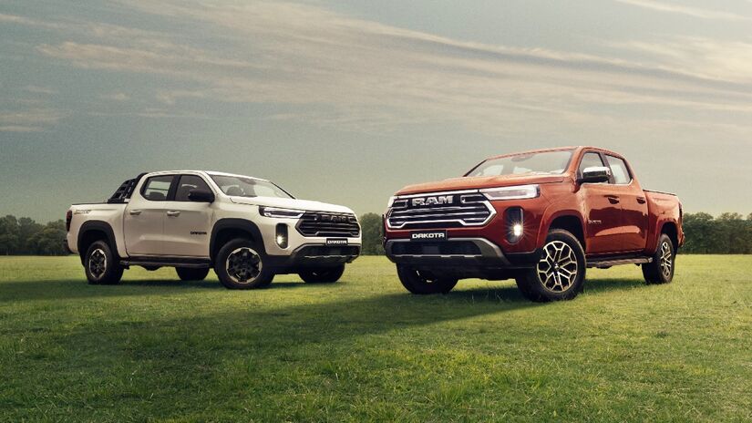 A nova Dakota rouba a cena no Salão de SP e marca o retorno da Ram ao segmento de picapes médias | Divulgação