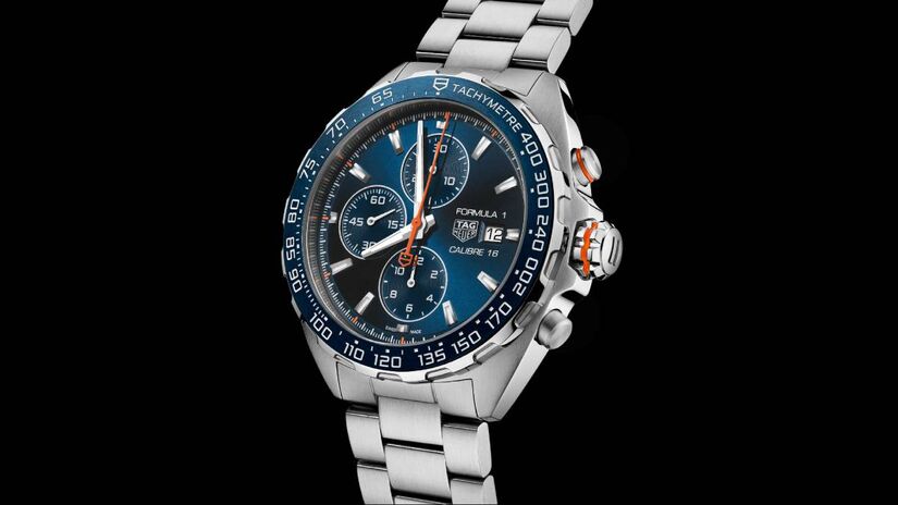 TAG Heuer Formula 1 Chronograph x Senna Automático (44 mm). Foto: Divulgação