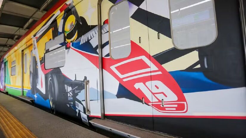 Trem segue em operação regular e pode ser visto diariamente na Linha 13-Jade. 
Fotos: Divulgação/GESP