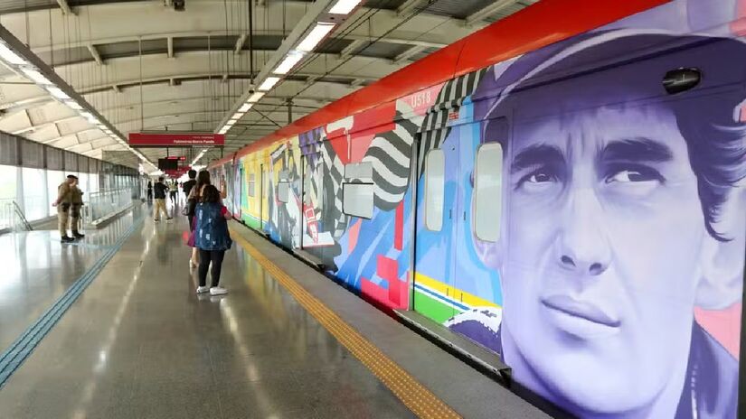 Intervenção artística foi realizada em parceria com o Instituto Ayrton Senna e a Senna Brands e reúne oito artistas brasileiros.