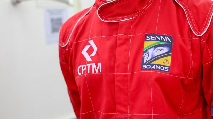 Cada vagão foi pintado para representar uma fase da carreira do tricampeão mundial de Fórmula 1, desde a infância no kart até seu reconhecimento internacional.