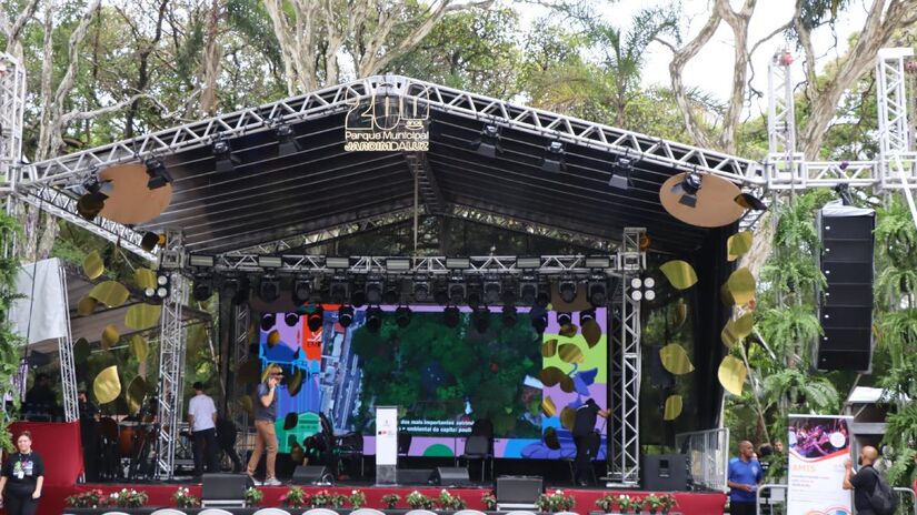 Anúncio foi feito durante as celebrações pelos 200 anos do parque.
Foto: Renato Pinheiro/Secom