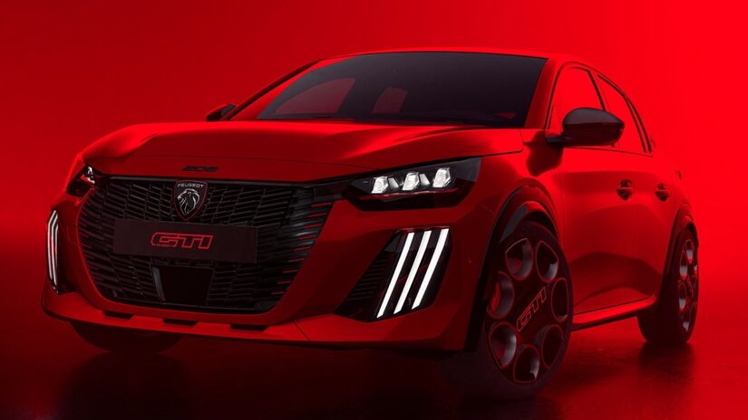 Elétrico E-208 GTi pode acelerar de zero a 100 km/h em 5,7 segundos e atingir velocidade máxima de 180 km/h.