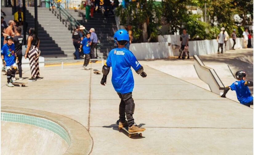 Evento de reabertura contou com aulão de skate e atividades    /Reprodução
