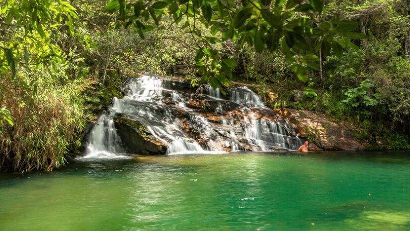 Poço das esmeraldas é lindo! Imagem: Divulgação carrancas.com.br