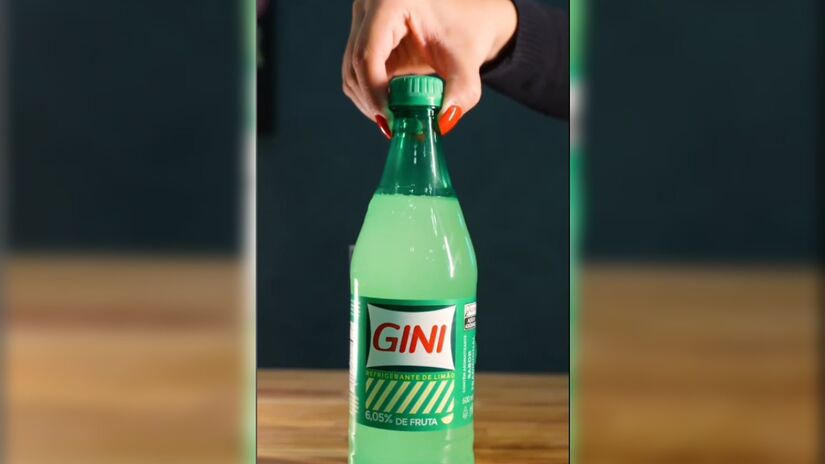 A Gini nasceu em 1971, na França, criada pela empresa Perrier como um refrigerante de limão pensado para o público jovem.