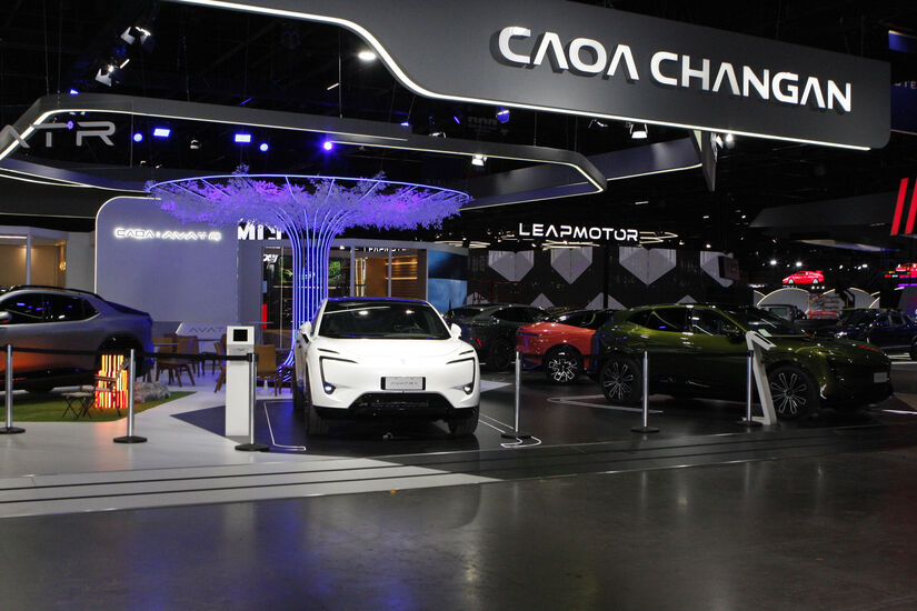 Espaço premium desenvolvido com o Motorgrid Brasil, reunindo alguns dos carros mais exclusivos do mundo. Foto: Yuri Villaça/Gazeta de S. Paulo