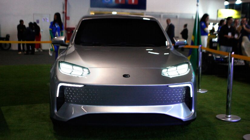 Lecar, montadora brasileira, vem se destacando no Salão do Automóvel.