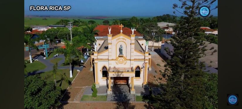 Flora Rica também é notável por ser uma das cinco menores cidades do Estado de SP - reprodução/YouTube