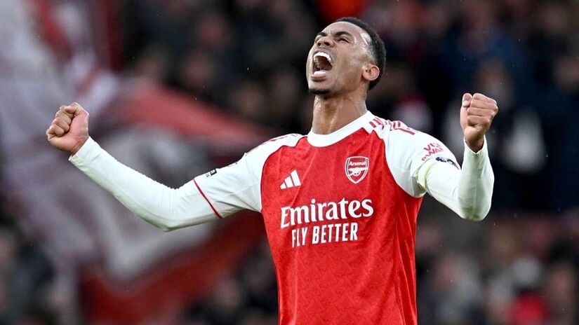 Gabriel Magalhães (Arsenal) disputa por uma vaga na seleção da temporada.

/Foto: Reprodução/Instagram