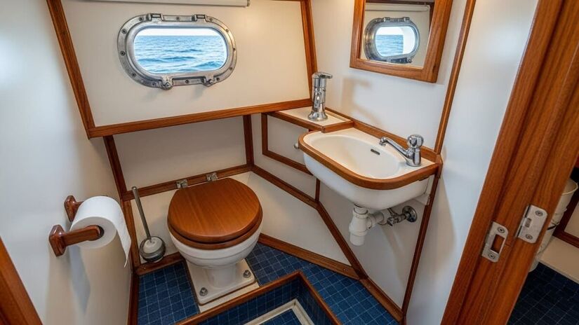 Os navios possuem pequenas esta&ccedil;&otilde;es de tratamento de esgoto - Freepik 