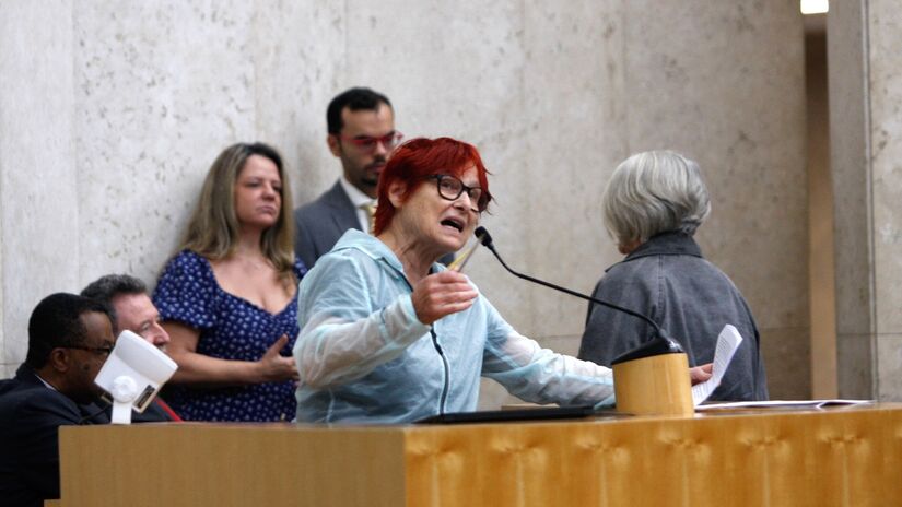 Vereadora Renata Falzoni (PSB), eleita para presidir a Subcomissão de Regulamentação do Mototáxi na Câmara Municipal de São Paulo./ Yuri Villaça | Gazeta de S. Paulo