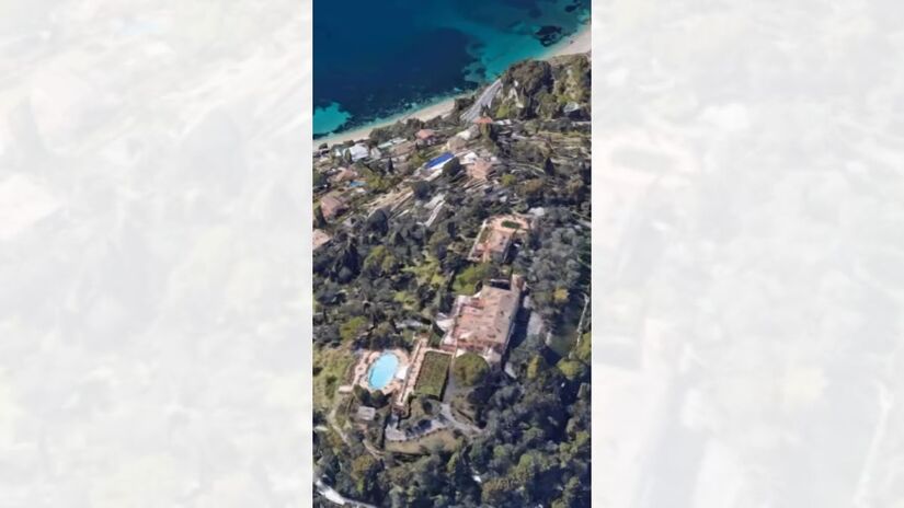 Em 1987, Edmond e Lily Safra compraram a mansão (Foto: Reprodução YouTube)