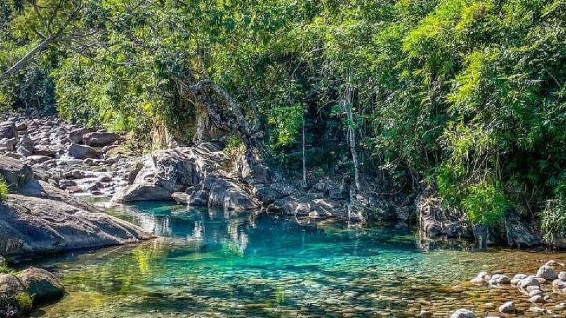 &Aacute;guas mais parecem piscina artificial. Imagem: Agent010/Wikimedia Commons