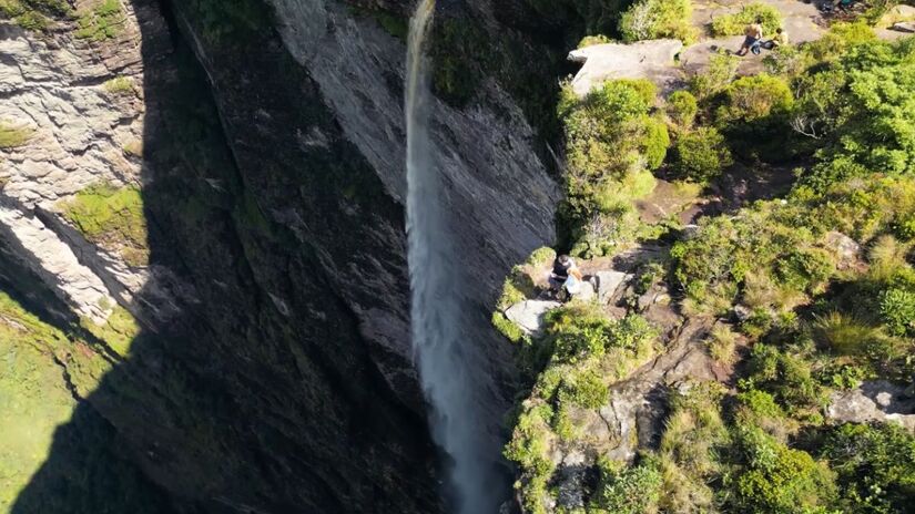 O efeito acontece por causa das correntes de ar ascendentes que se formam no Vale do Cap&atilde;o