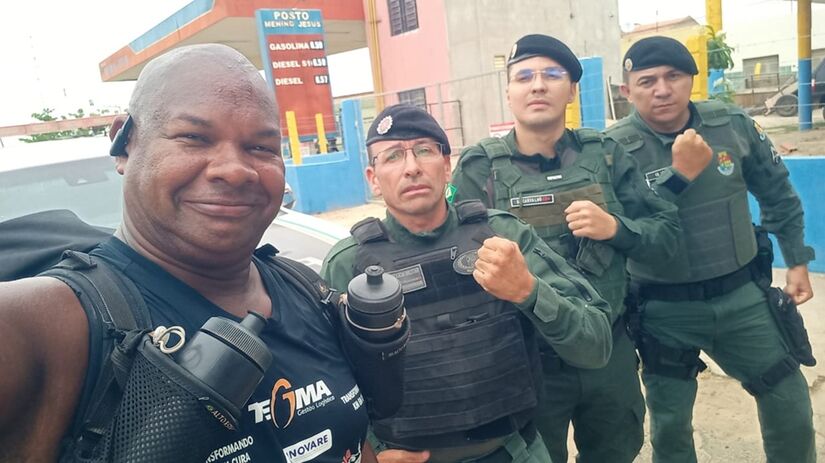 Carlos Dias recebeu apoios durante o percurso/Divulgação