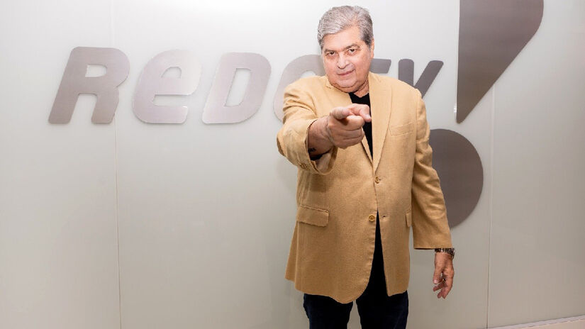 Atualmente, Datena está na RedeTV! e comanda o 'Brasil do Povo'. Foto: Isadora Tricerri/Rede TV!

