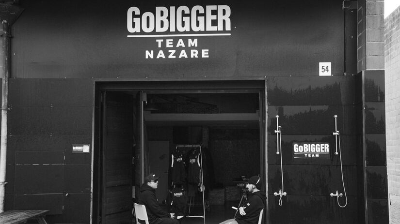 A GoBigger foi criada por Rodrigo Koxa, recordista do Guiness com a maior onda do mundo em Nazaré/Divulgação