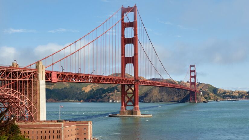 Golden Gate, São Francisco, Estados Unidos. Imagem: Frank Schulenburg/Wikimedia Commons