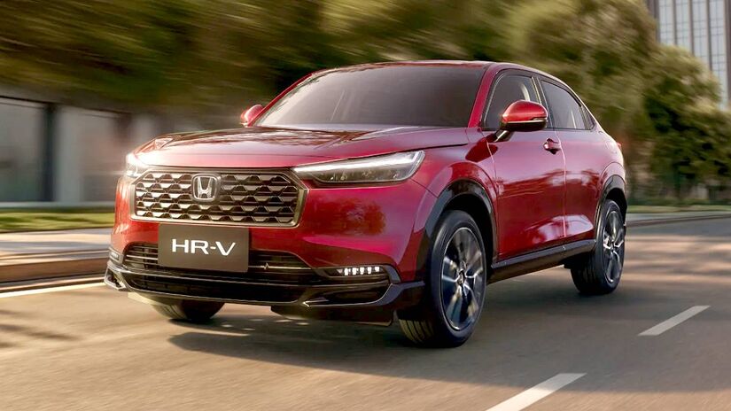 Honda HR-V Touring é um SUV turbo com tecnologia Honda Sensing e rodas de liga leve.

/Foto: Honda