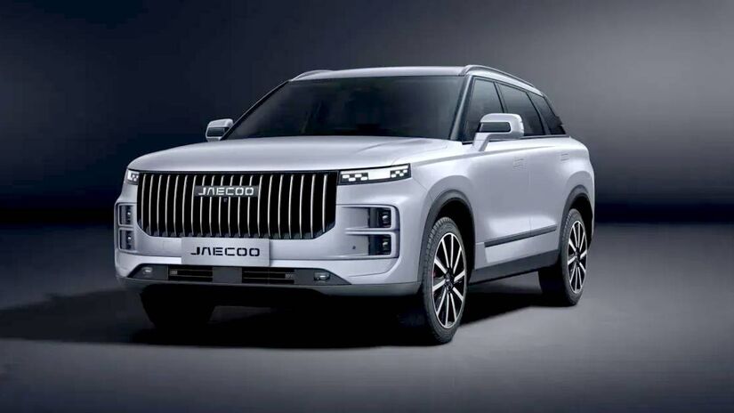 Jaecoo 7 oferece sistemas de segurança eletrônicos, como frenagem automática e alerta de ponto cego.

/Foto: Divulgação/Omoda Jaecoo