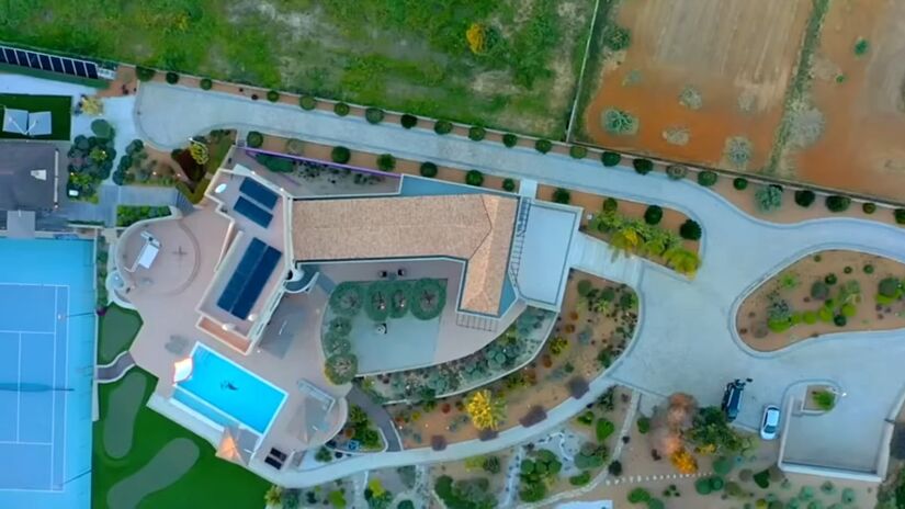 O imóvel é considerado um dos mais caros de portugal (Fotos: Reprodução/Youtube)