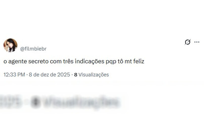 As indicações foram surpreendentes pela quantidade | Reprodução/X