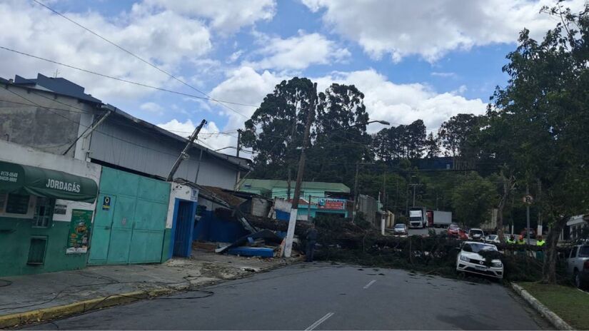 Regiões do ABC Paulista foram afetadas pelo clima tempestuoso | Divulgação/Enel