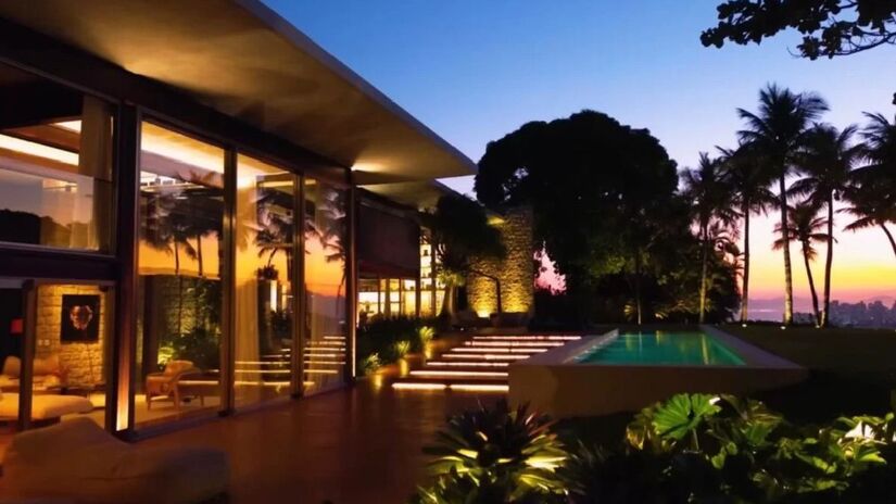 Mansão está localizada em um dos endereços mais valorizados do País.