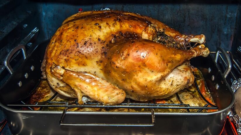 O forno &eacute; grande o suficiente para fazer um peru de natal, por exemplo, com croc&acirc;ncia de airfryer. Imagem: Banco de Imagens