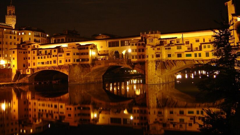 Ponte Vecchio, Florença, Itália. Imagem: I, Targeman/Wikimedia Commons