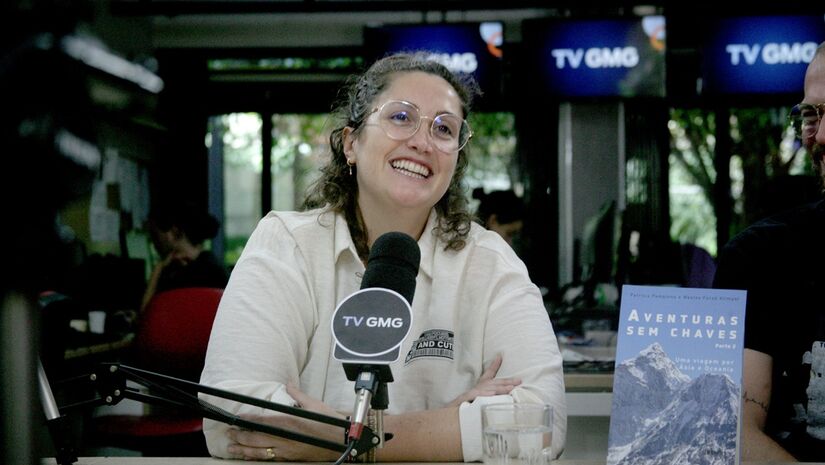 Patricia contou sobre a epopeia de cruzar fronteira em três sobre uma moto/Thiago Neme/Gazeta de S.Paulo