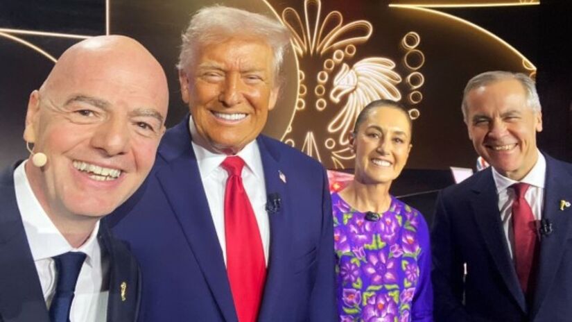 Estados Unidos, México e Canadá sediarão a Copa do Mundo 2026.

/Foto: Reprodução/Instagram