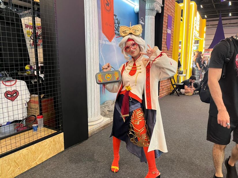 Durante a tarde desta quinta-feira (4/12), a 3corações promoveu um encontro de cosplayers para interagir com os visitantes.