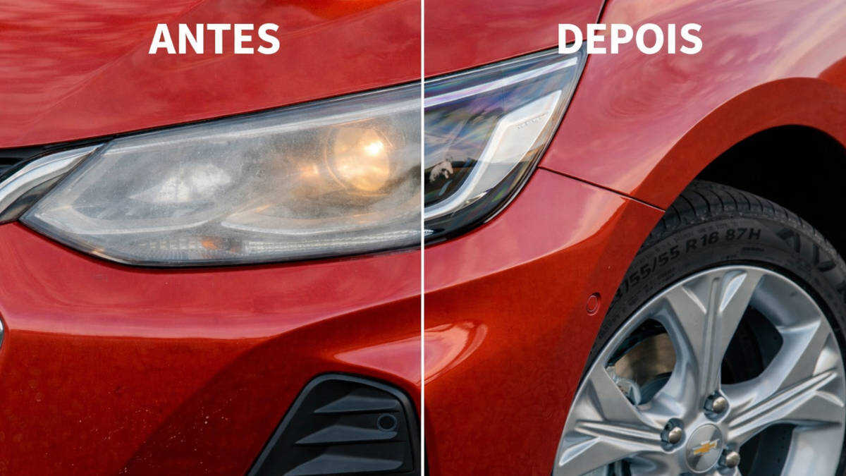 Como restaurar o farol embaçado do carro sem desmontar
