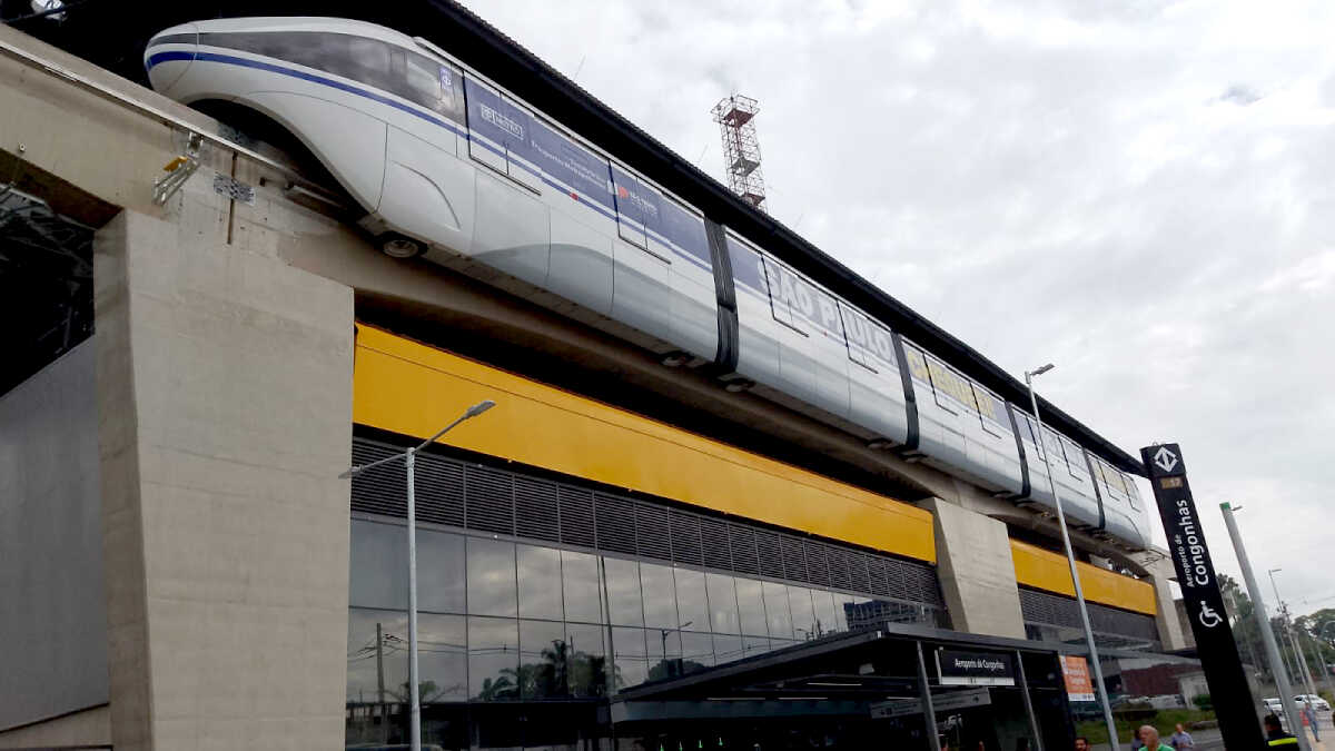 Furto de cabos paralisa parcialmente linha 17-Ouro do Monotrilho