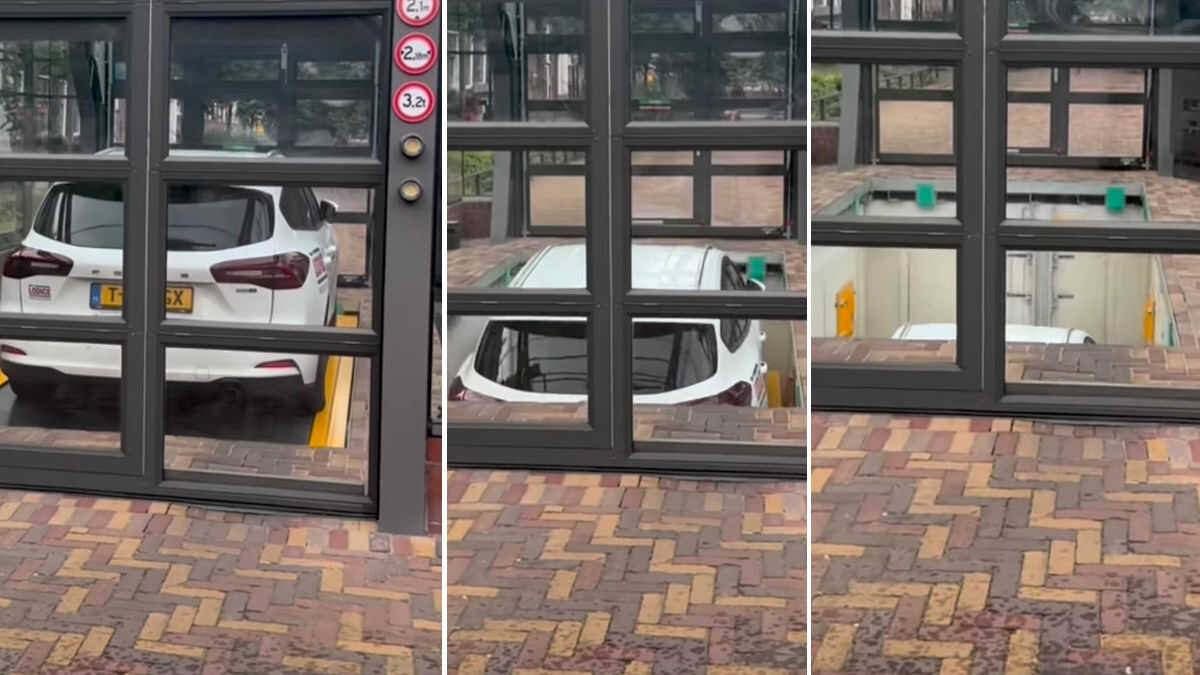 Novo tipo de estacionamento 'engole' carro e acha vaga para você