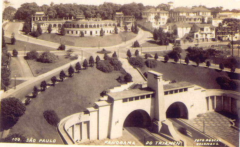 Belvedere Trianon foto postal colombo 1930