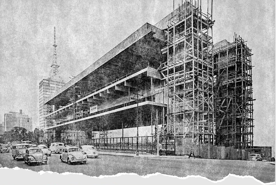 Construção Masp 1968 