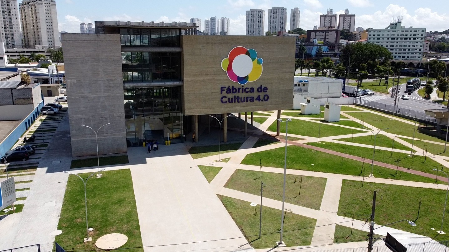 Vista da Fábrica de Cultura 4.0 em São Bernardo