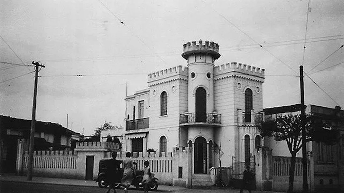 Castelinho da Rua Apa na década de 1930